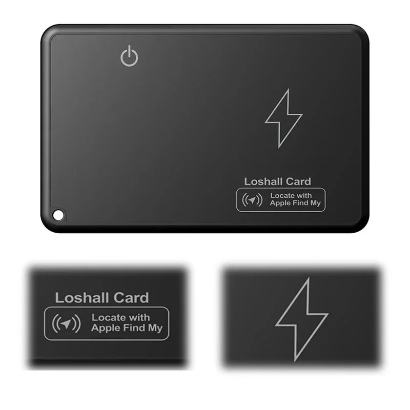 New Wireless Charging Tracking Location Wallet Tracker Card Waterproof GPS Locator Work with Apple Find My App Bluetooth Tracker